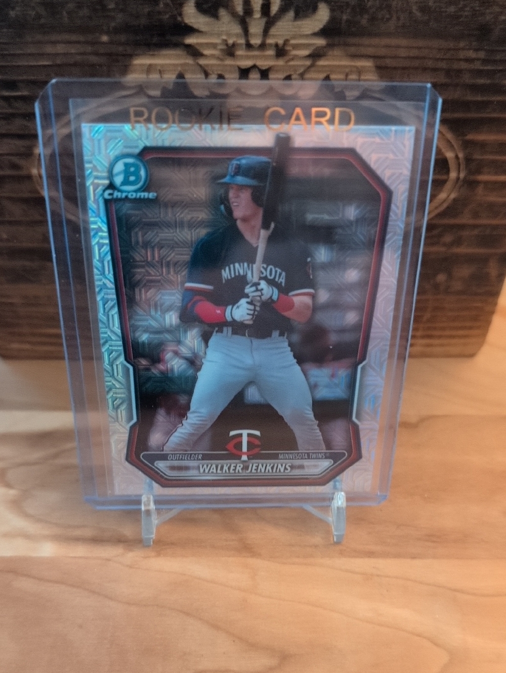 2026 Bowman Chrome Walker Jenkins Rookie Card Mojo Refractor Twins